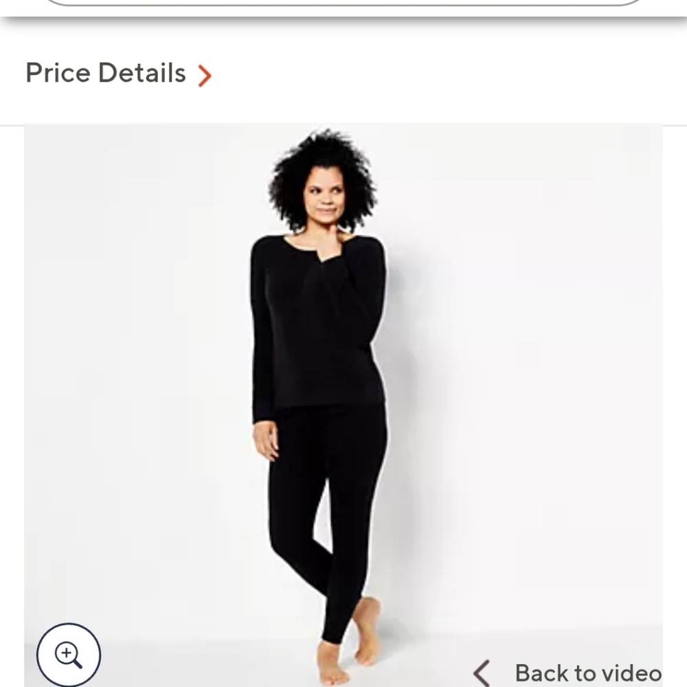 Barefoot Dreams CozyChic Ultra Lite Top w/ Malibu Pant Lounge Black Size X-Large